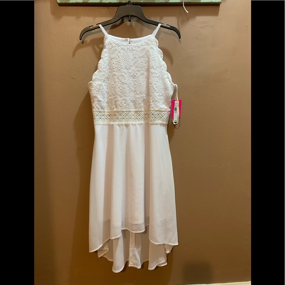 Girls white formal dress NWT